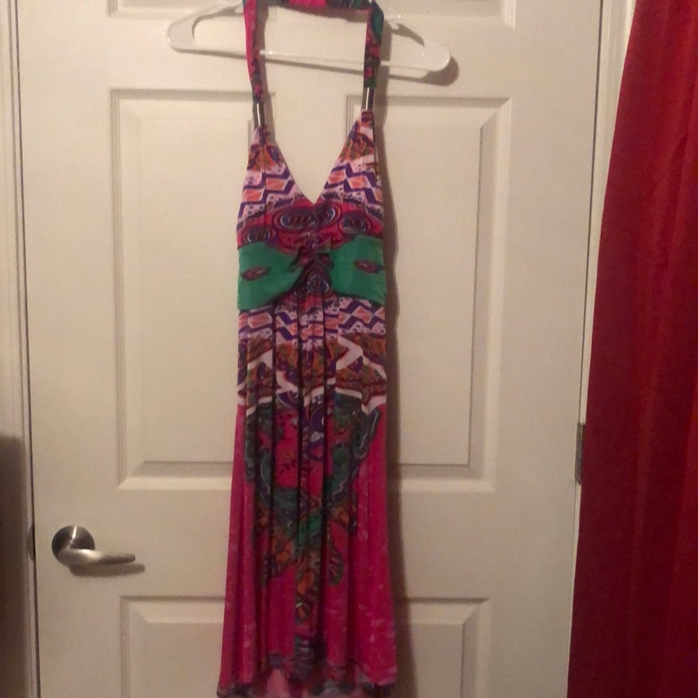 Cristiana Love pink print dress
